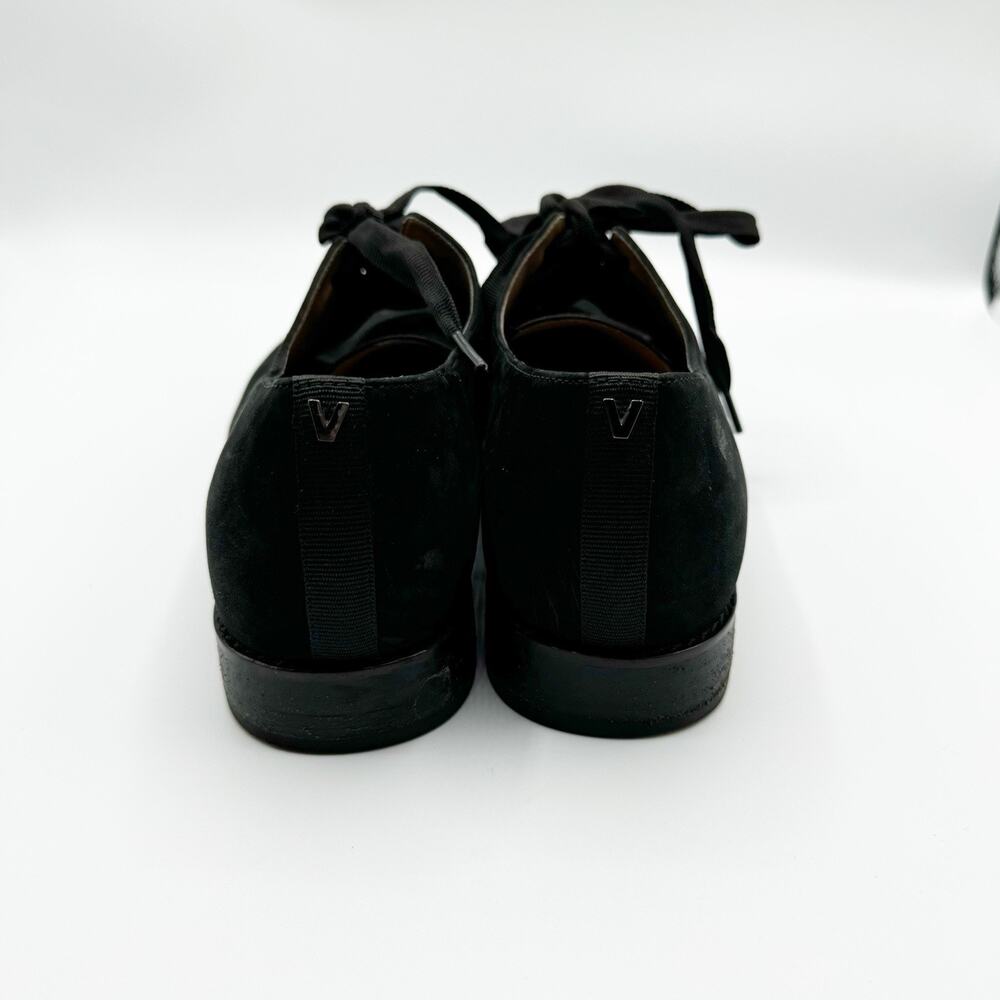 VIONIC Evelyn Black Nubuck Lace Up Flat Oxfords Size 9 - Picture 2 of 8